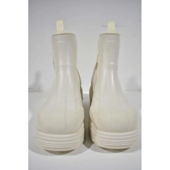 Dior Genesis Off White Logo Neoprene Rubber Winter Snow Short Ankle Rain Boot 38 - Picture 7 of 9